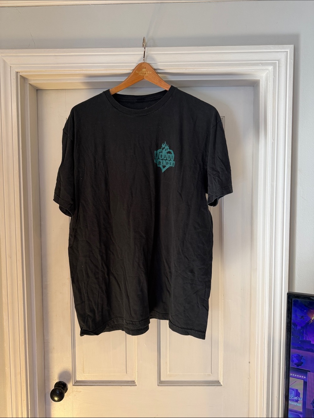 Black Logo Crewneck T-Shirt - Unbranded